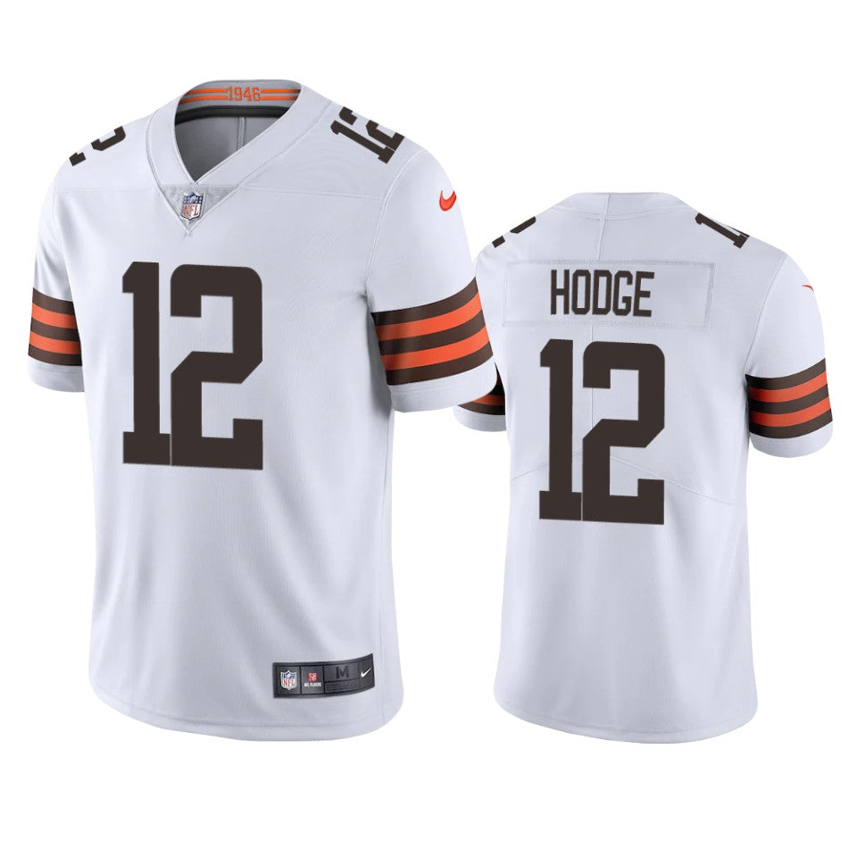 Browns Khadarel Hodge Vapor Limited White Jersey
