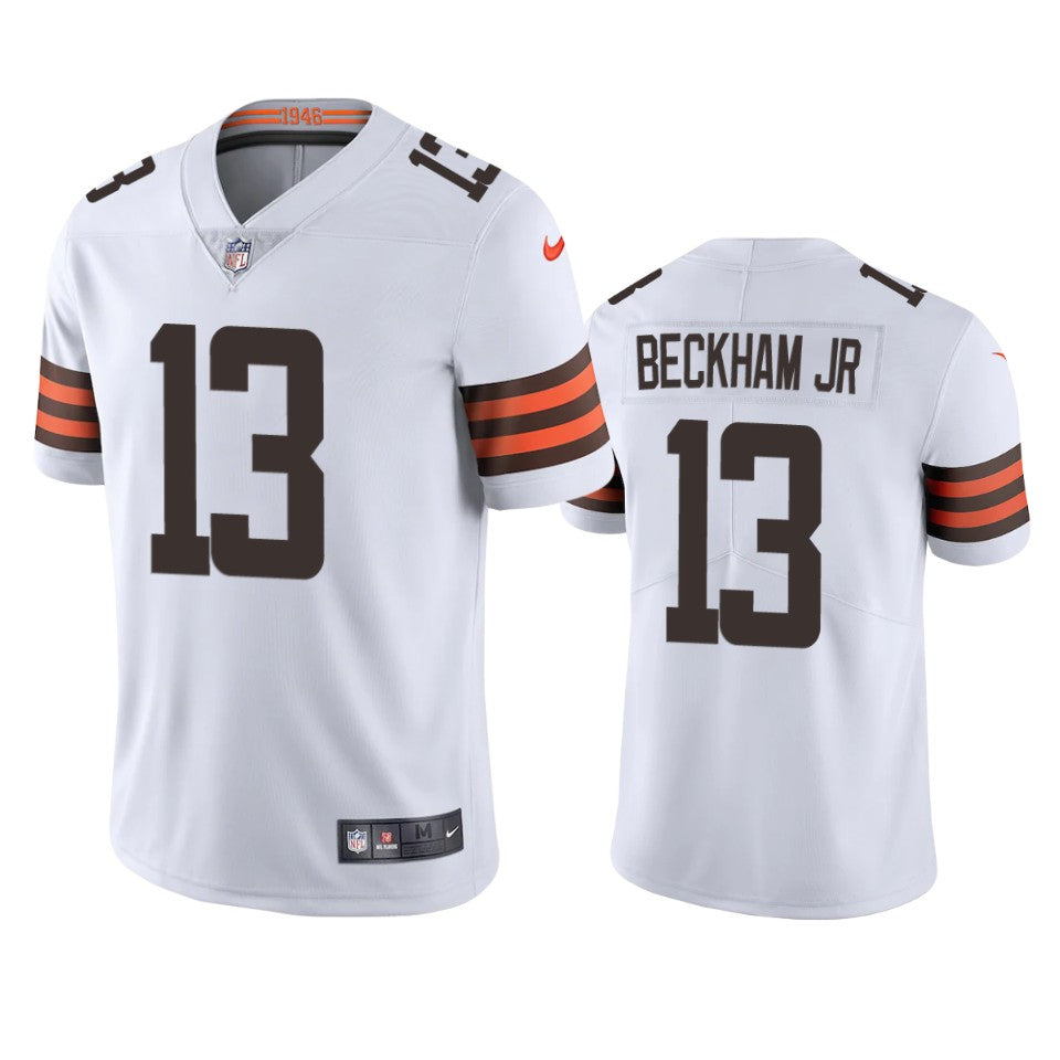 Browns Odell Beckham Jr Vapor Limited White Jersey Mens