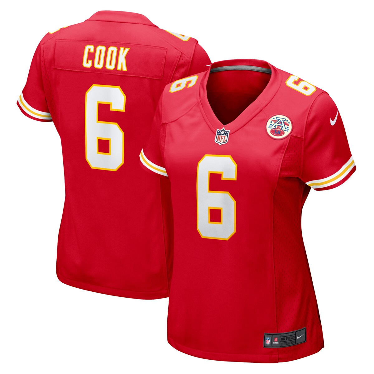 Bryan Cook Kansas City Chiefs Nike Womens Game Player Jersey Red