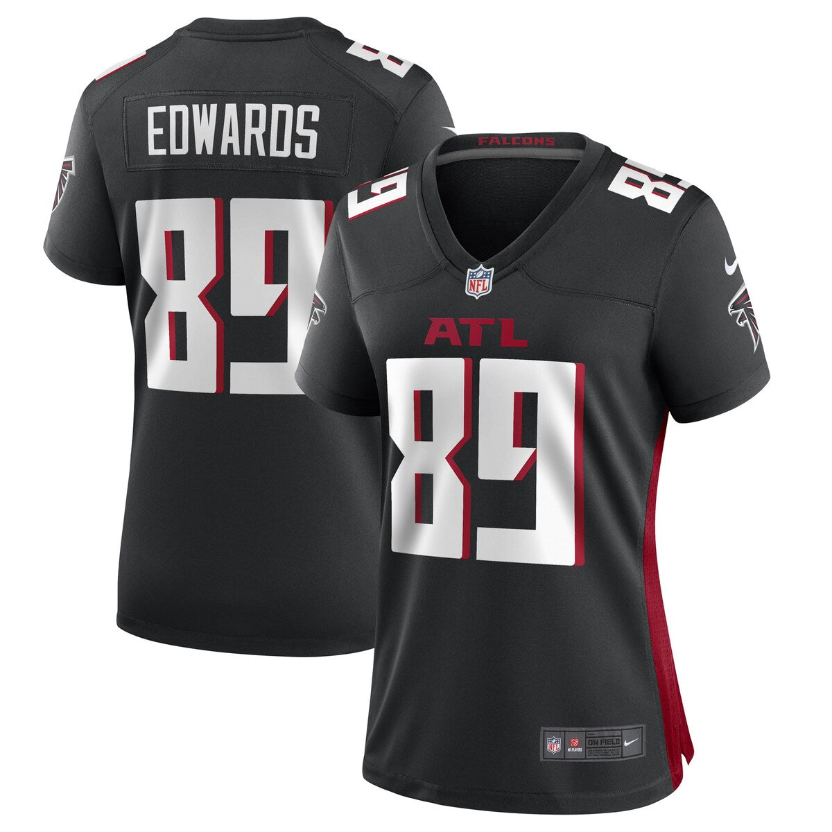 Bryan Edwards Atlanta Falcons Nike Womens Game Player Jersey Black