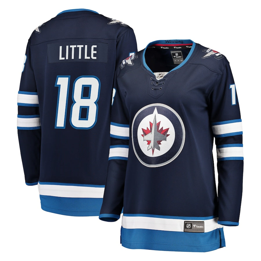 Bryan Little Winnipeg Jets Fanatics Branded Womens Breakaway Player Jersey Navy
