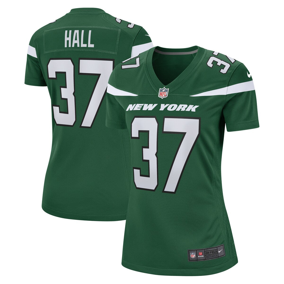 Bryce Hall New York Jets Nike Womens Game Jersey Gotham Green