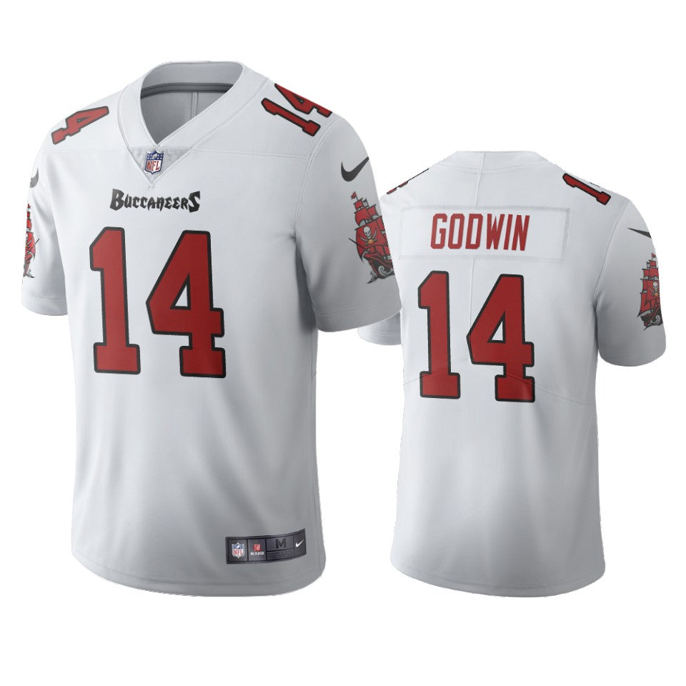Buccaneers Chris Godwin 2020 Vapor Limited White Jersey Mens