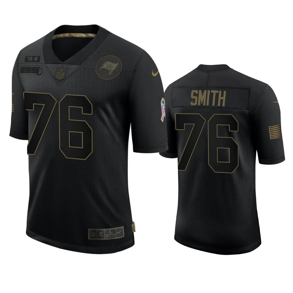 Buccaneers Donovan Smith Limited Jersey Black 2020 Salute To Service