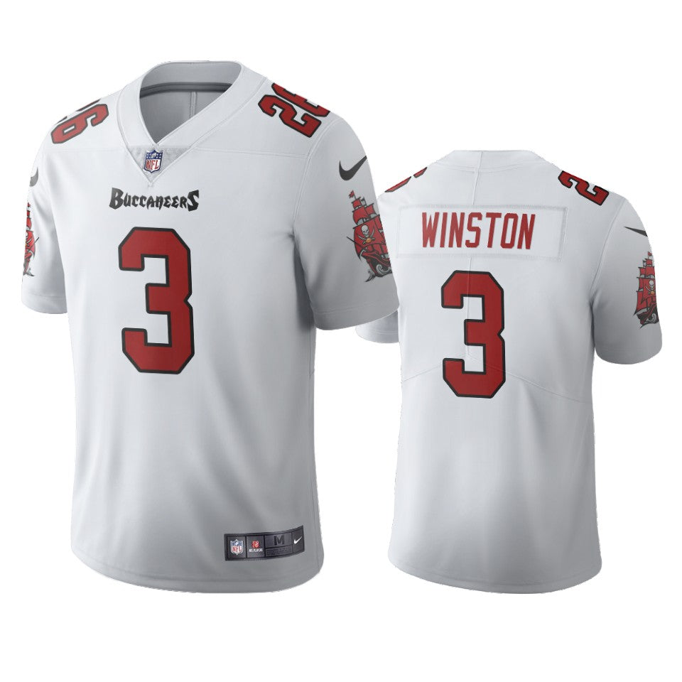 Buccaneers Jameis Winston 2020 Vapor Limited White Jersey Mens