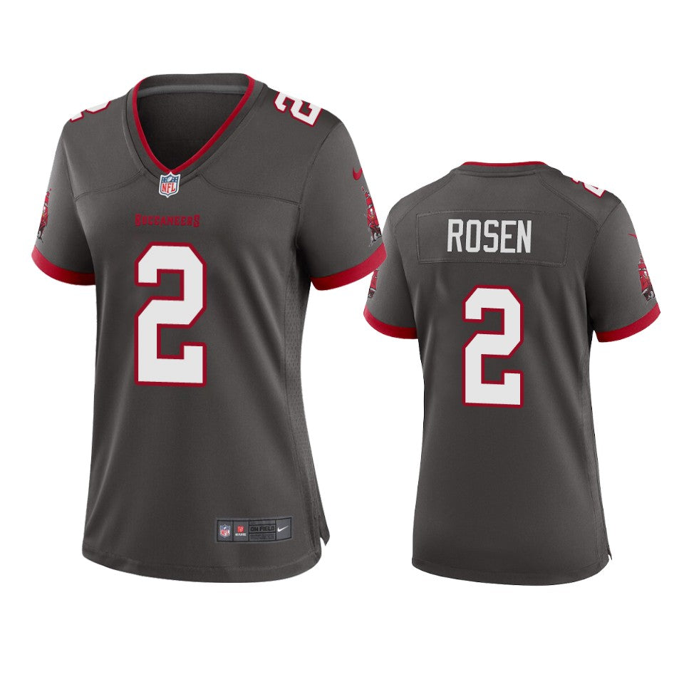 Buccaneers Josh Rosen Alternate Game Pewter Jersey