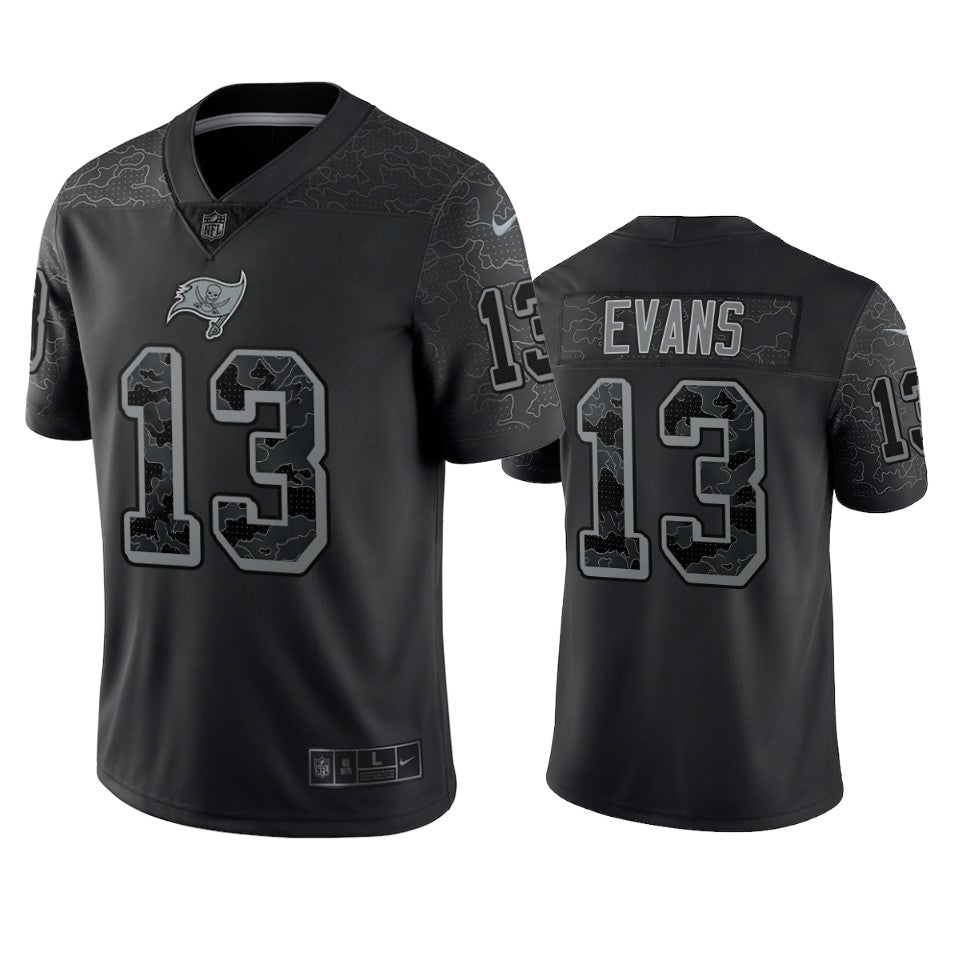 Buccaneers Mike Evans Reflective Limited Black Jersey