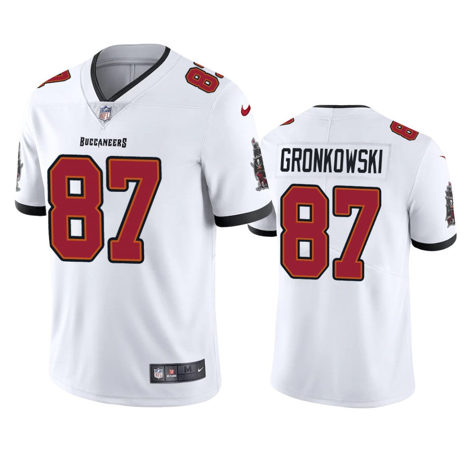 Buccaneers Rob Gronkowski Vapor Limited White Jersey Mens