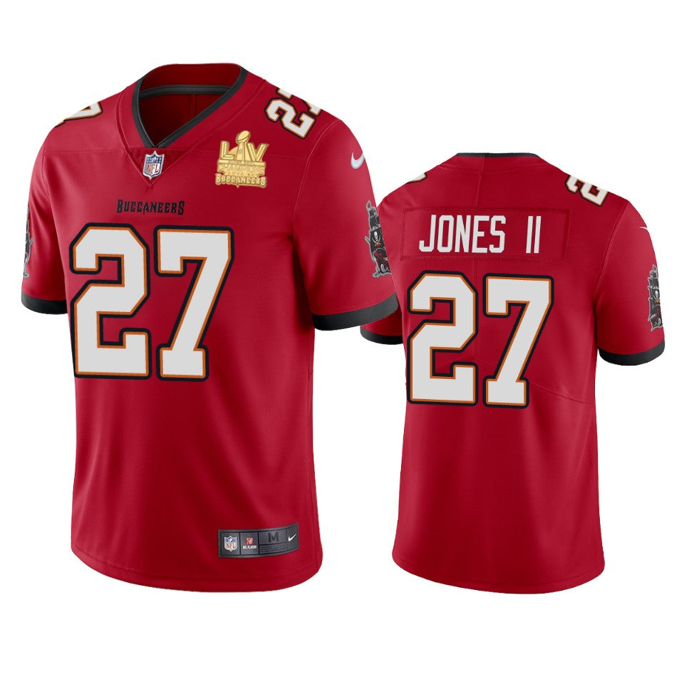 Buccaneers Ronald Jones Ii Super Bowl Lv Champions Red Vapor Limited Jersey