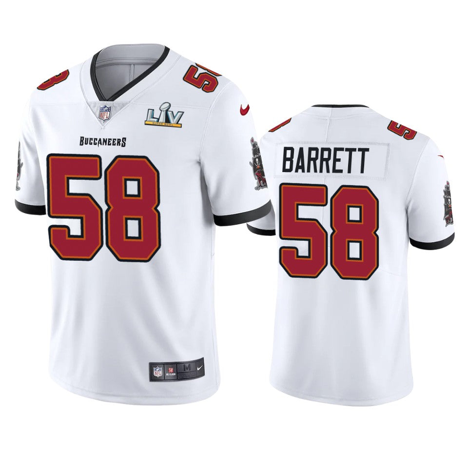 Buccaneers Shaquil Barrett Super Bowl Lv White Vapor Limited Jersey