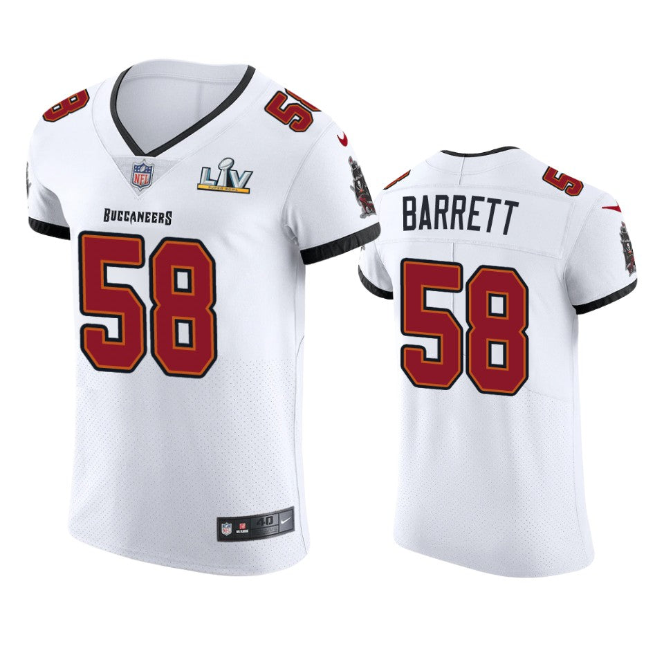 Buccaneers Shaquil Barrett White Super Bowl Lv Vapor Elite Jersey