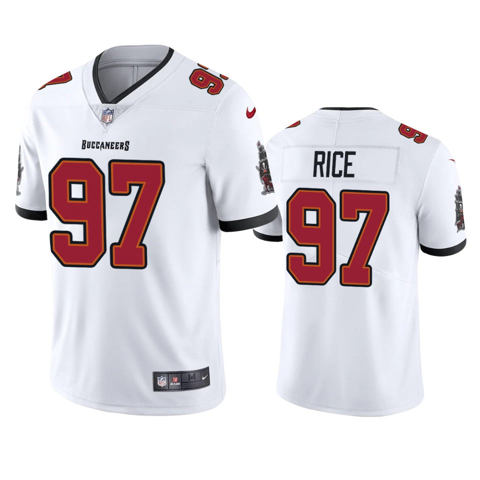 Buccaneers Simeon Rice Vapor Limited White Jersey Mens