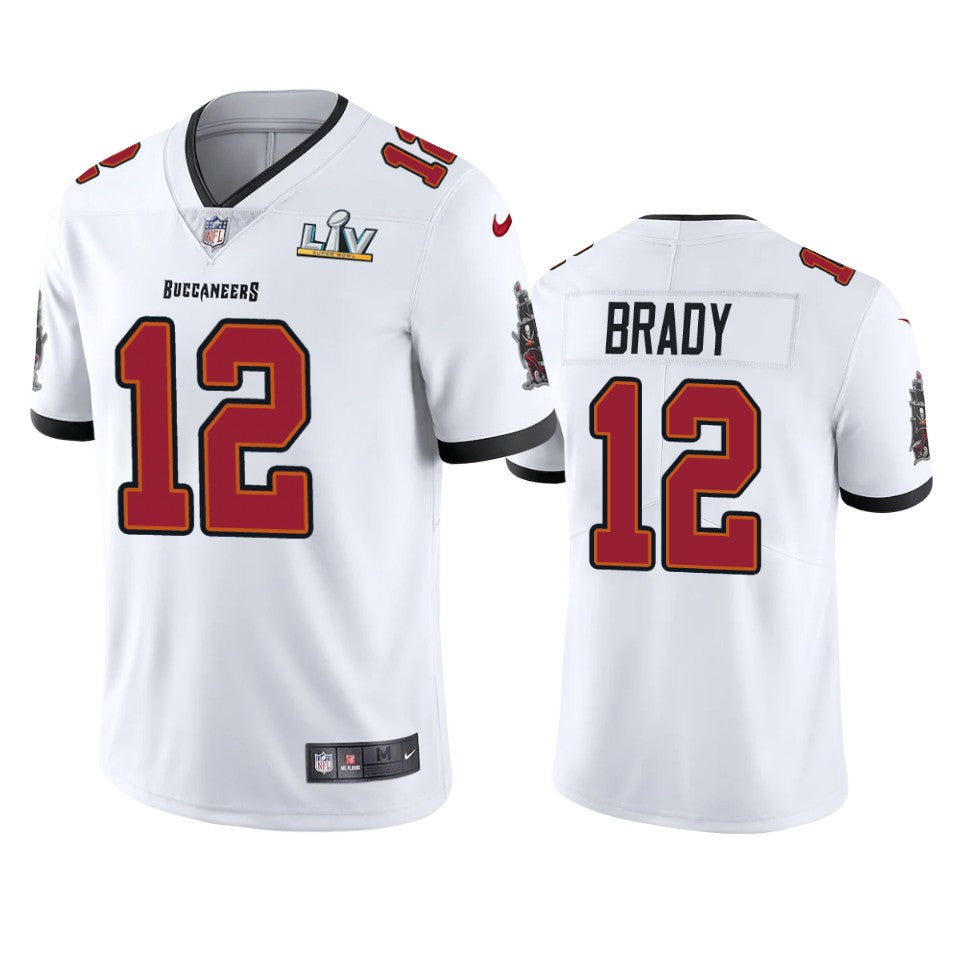 Buccaneers Tom Brady Super Bowl Lv White Vapor Limited Jersey