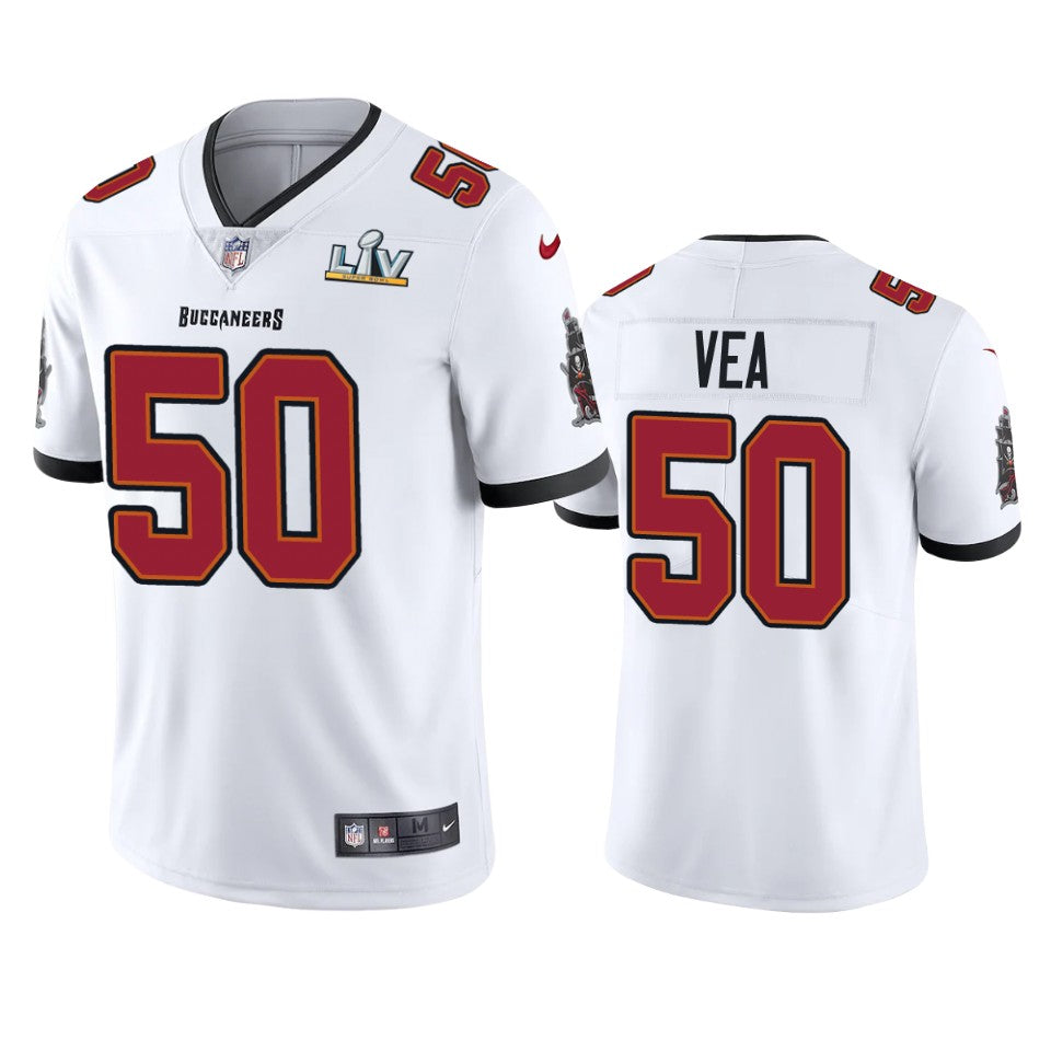 Buccaneers Vita Vea Super Bowl Lv White Vapor Limited Jersey