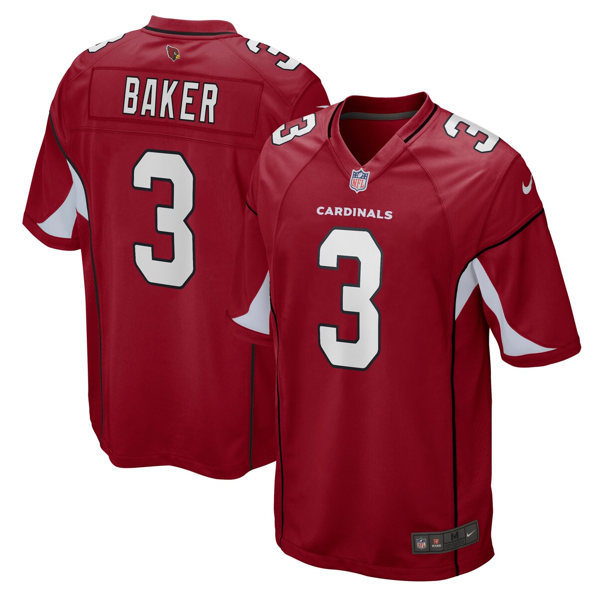 Budda Baker Arizona Cardinals Nike Game Jersey Cardinal