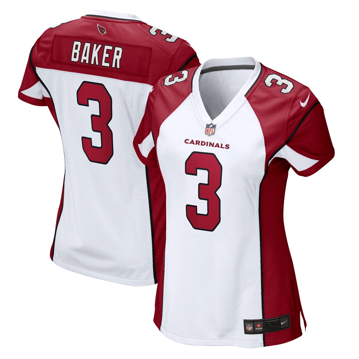 Budda Baker Arizona Cardinals Nike Womens Game Jersey White