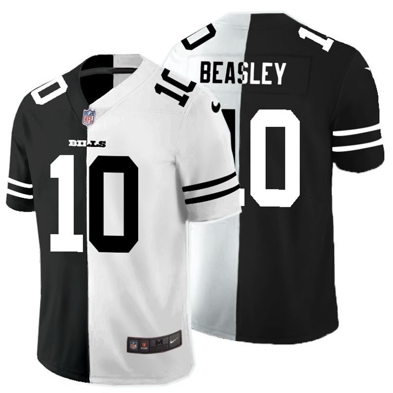 Buffalo Bills Cole Beasley 11 Jake Fromm 10 Nfl 2020 Black And White Jersey