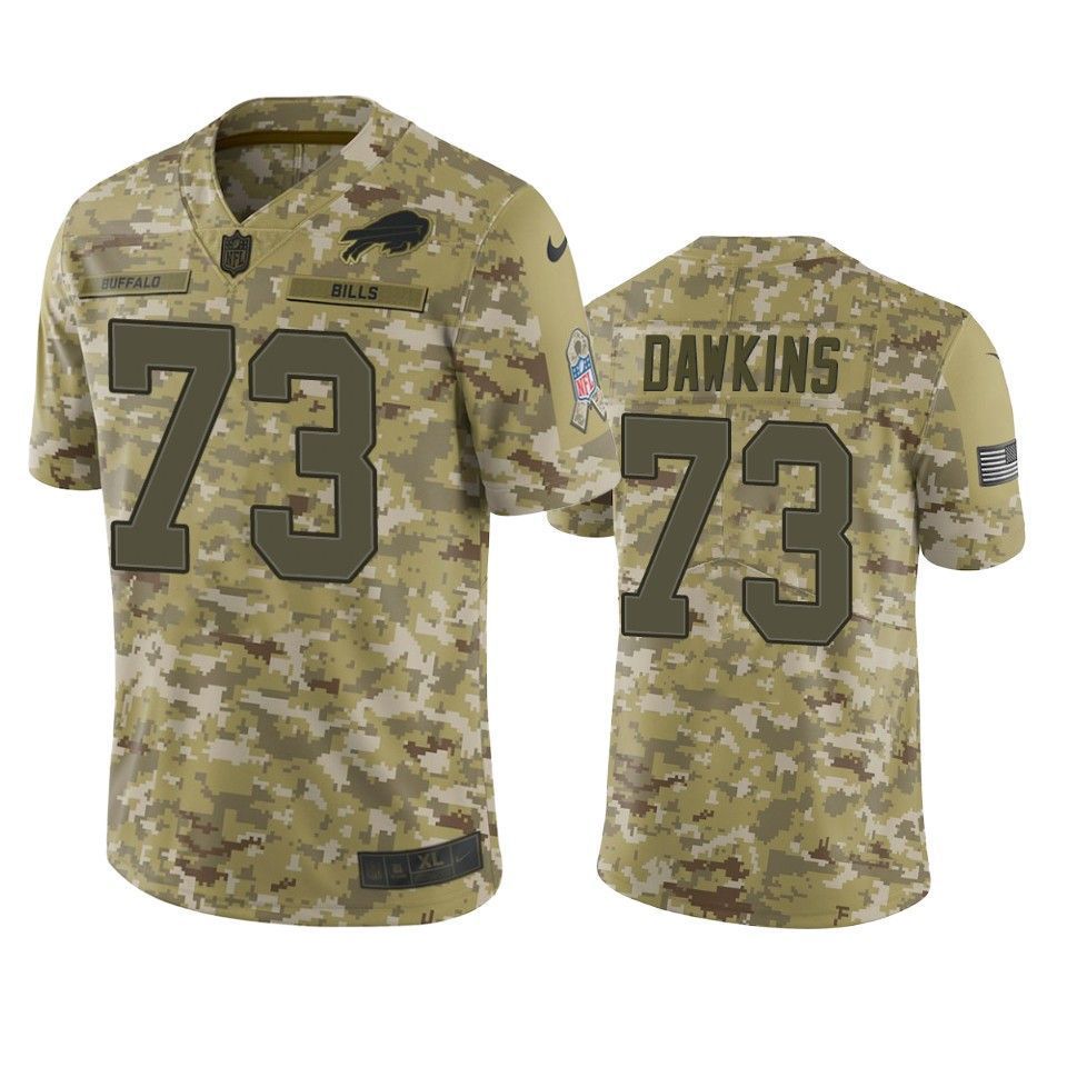 Buffalo Bills Dion Dawkins Jersey Nfl Camo Salute To Service