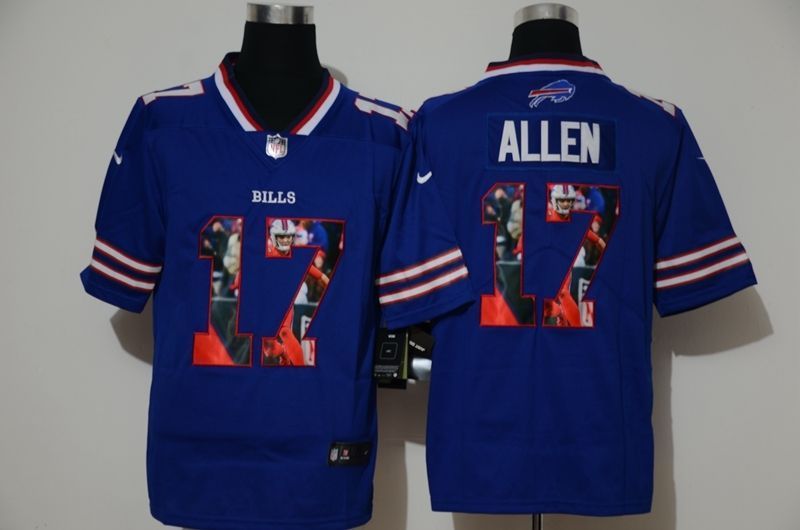 Buffalo Bills Josh Allen 17 Nfl 2020 Cobalt Jersey