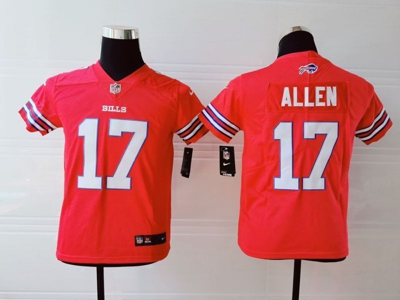 Buffalo Bills Josh Allen 17 Nfl 2020 Red Jersey