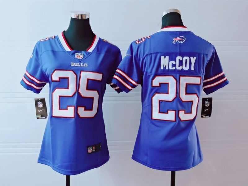 Buffalo Bills Lesean Mccoy 25 Nfl 2020 Indigo Womens Jersey