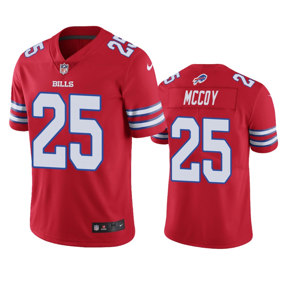Buffalo Bills Lesean Mccoy Red Vapor Untouchable Limited Jersey