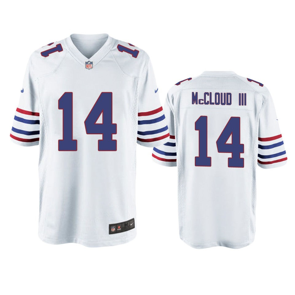 Buffalo Bills Ray ray Mccloud White Throwback Game Jersey Men