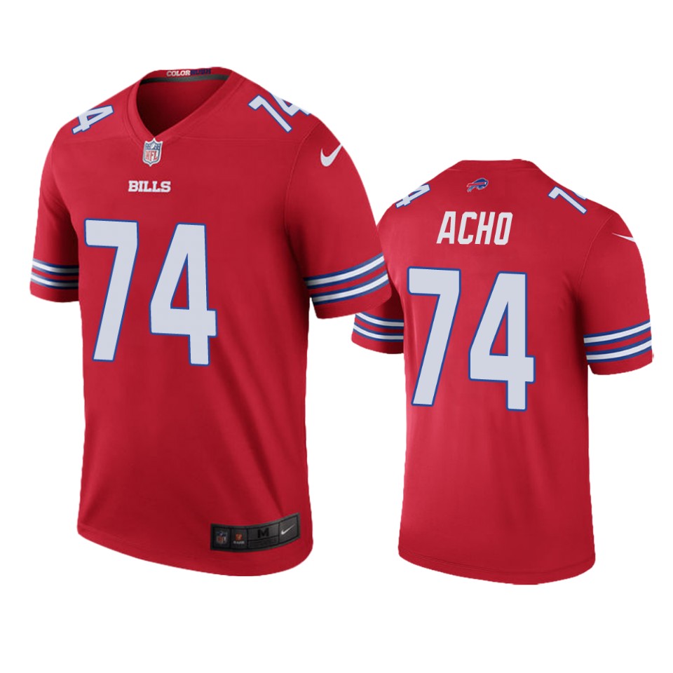 Buffalo Bills Sam Acho Red Color Rush Legend Jersey