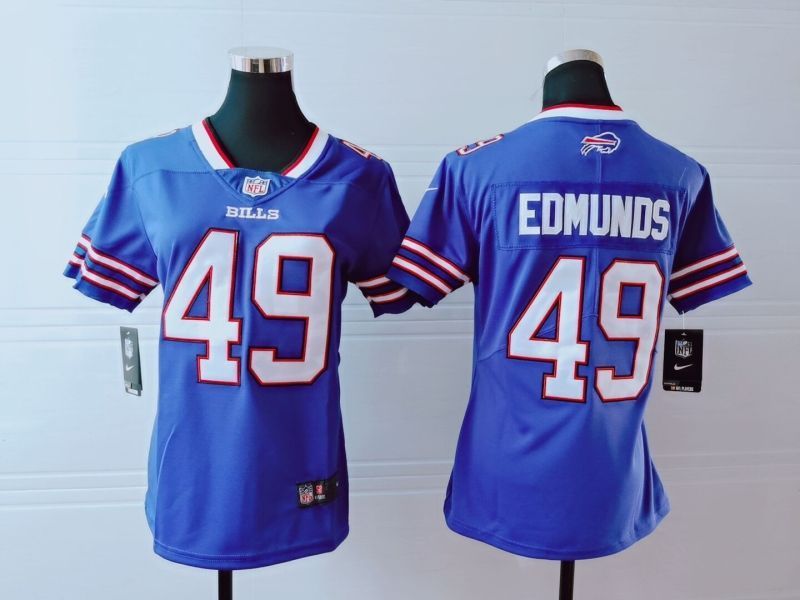 Buffalo Bills Tremaine Brandedmunds 49 Nfl 2020 Navy Blue Jersey