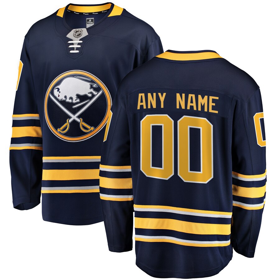 Buffalo Sabres Fanatics Branded Home Breakaway Custom Jersey Blue