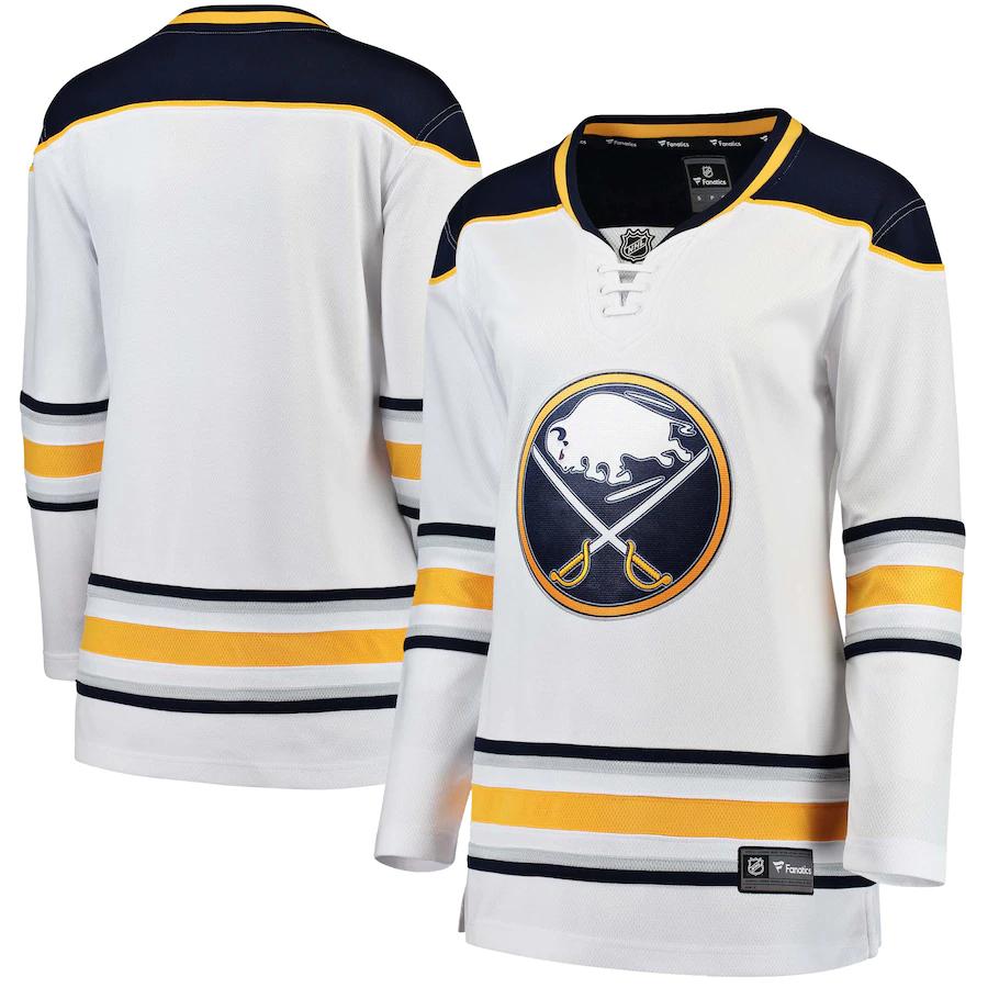 Buffalo Sabres Fanatics Branded Womens Away Breakaway Jersey White