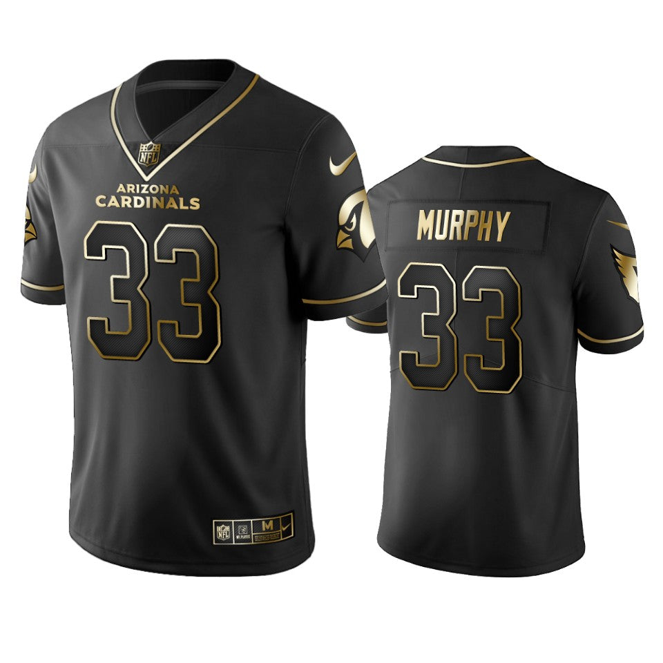 Byron Murphy Cardinals Black Golden Edition Vapor Limited Jersey