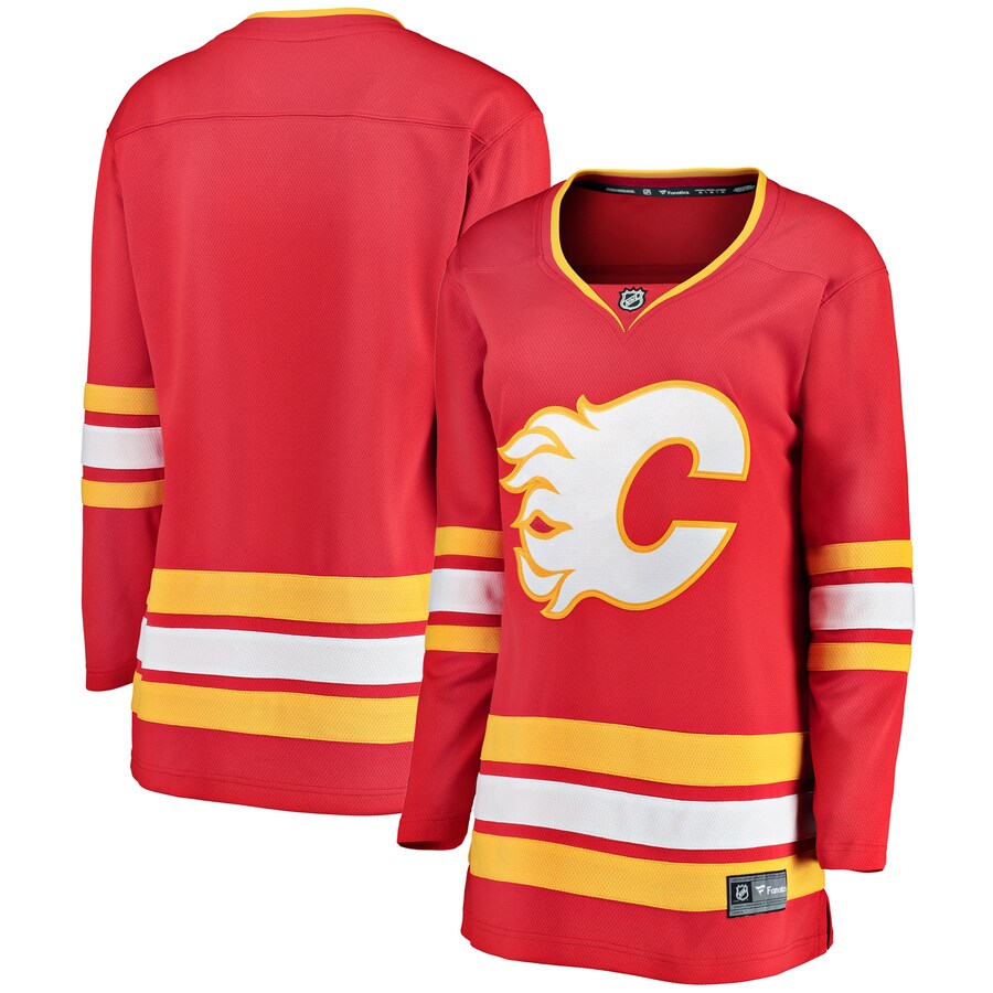 Calgary Flames Fanatics Branded Womens Alternate Breakaway Jersey Red