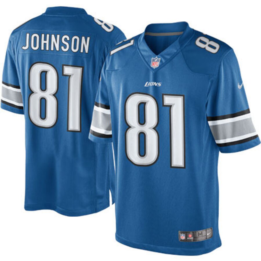 Calvin Johnson Detroit Lions Nike Youth Limited Jersey Light Blue