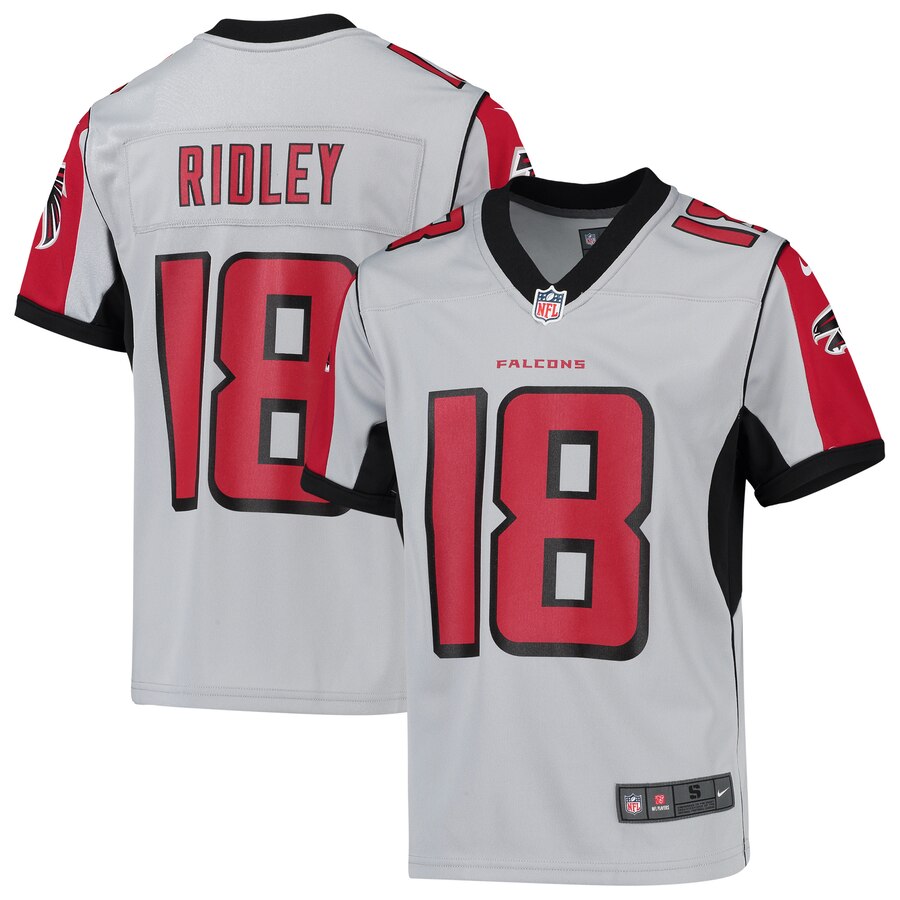 Calvin Ridley Atlanta Falcons Nike Youth Inverted Game Jersey Silver