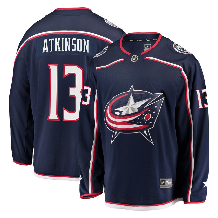 Cam Atkinson Columbus Blue Jackets Fanatics Branded Premier Breakaway Player Jersey Navy