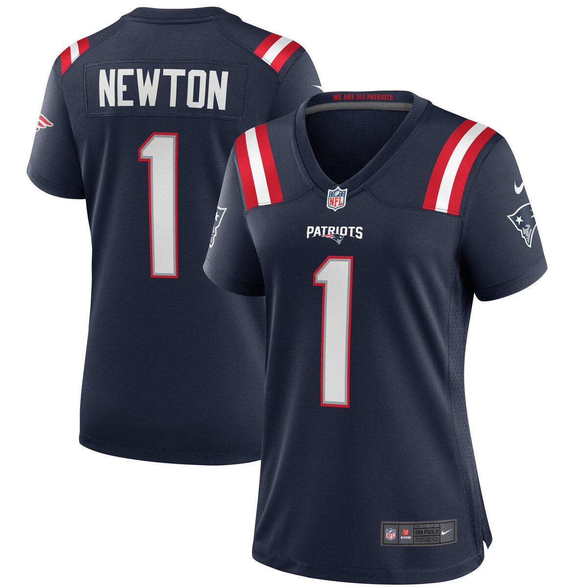 Cam Newton New England Patriots Nike Womens Game Jersey Navy