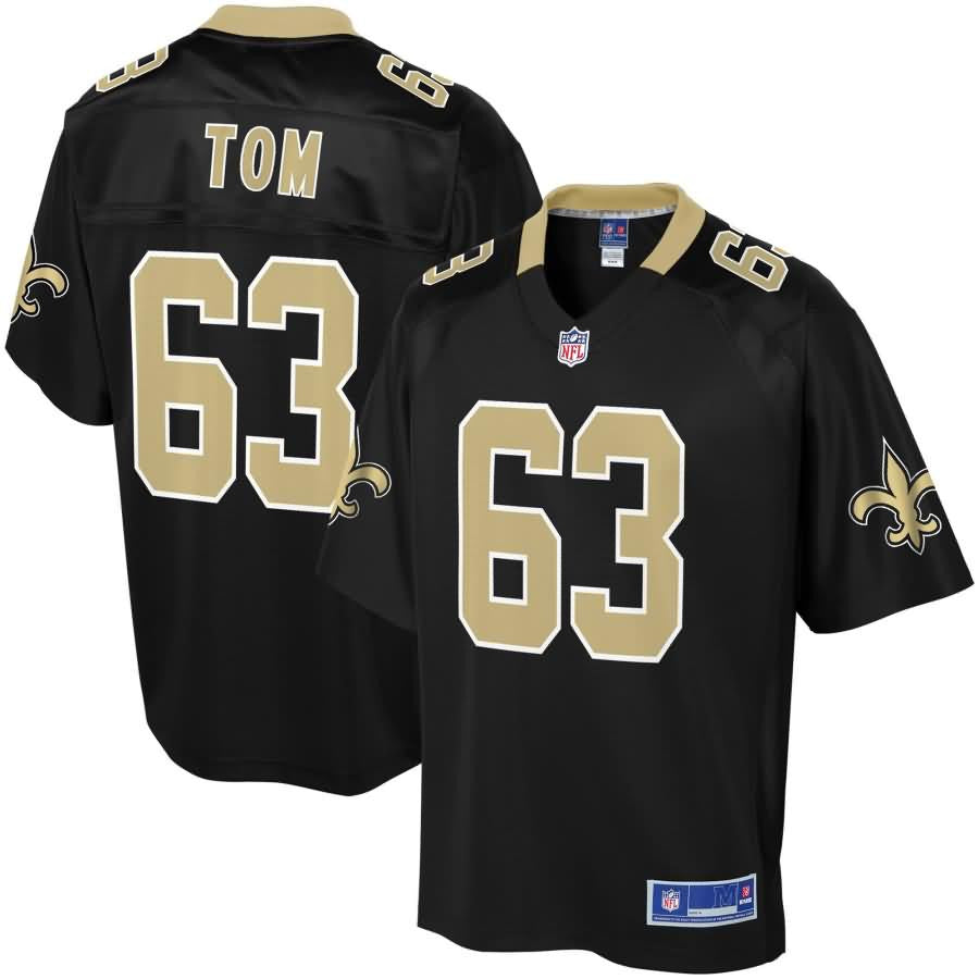 Cameron Tom New Orleans Saints Nfl Pro Line Team Color Player Jersey Black