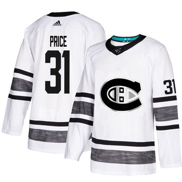 Canadiens 31 Carey Price White Authentic 2019 All star Stitched Hockey Jersey