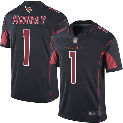 Cardinals 1 Kyler Murray Black Mens Stitched Football Limited Rush Jersey