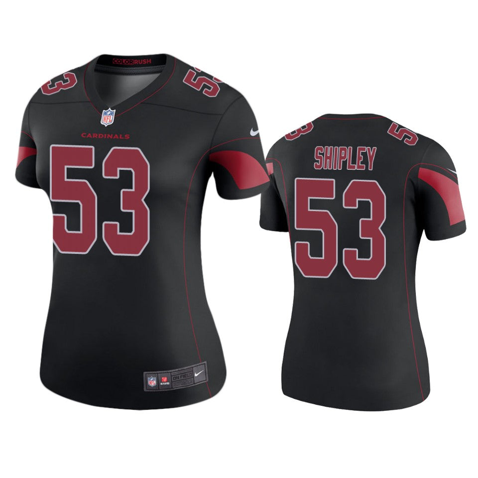 Cardinals A Q Shipley Black Color Rush Legend Jersey
