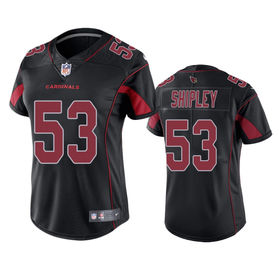 Cardinals A Q Shipley Black Color Rush Limited Jersey