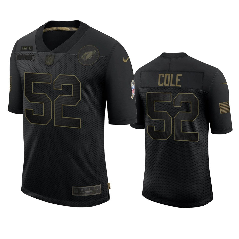 Cardinals Mason Cole Limited Jersey Black 2020 Salute To Service