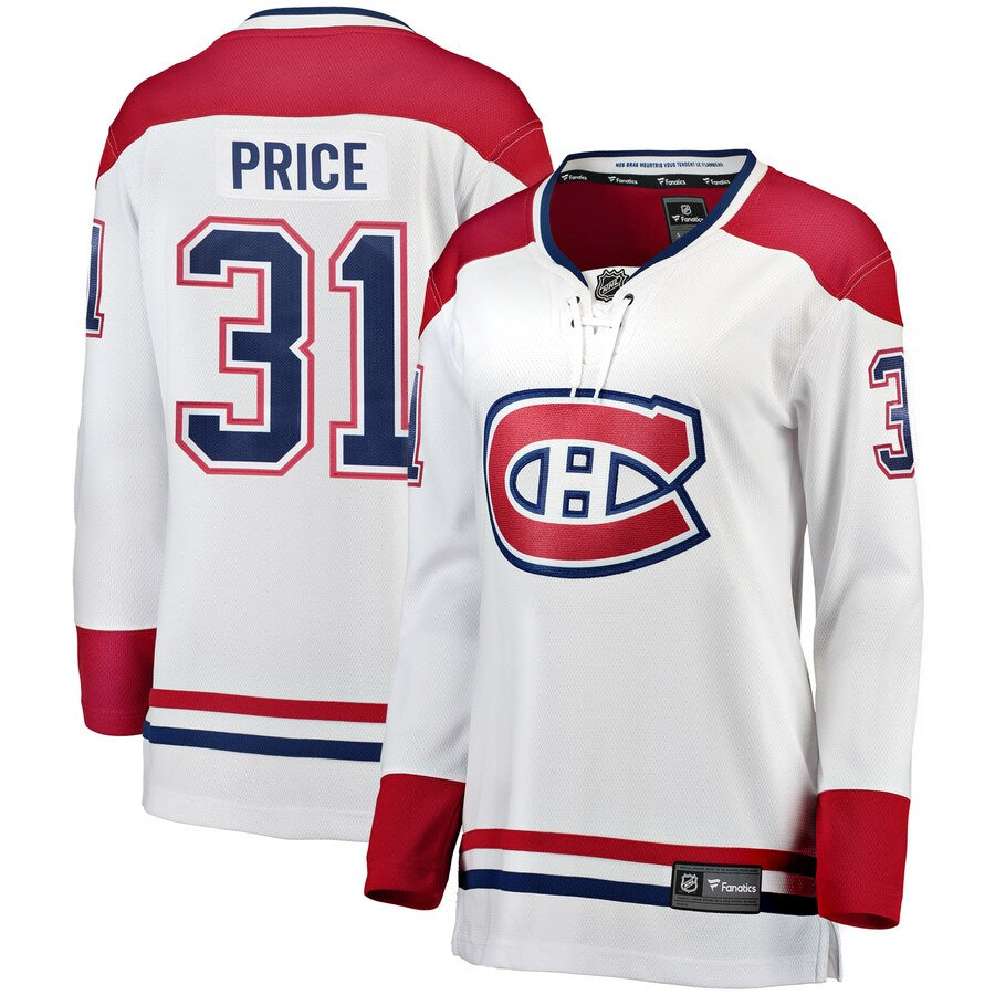 Carey Price Montreal Canadiens Fanatics Branded Womens Breakaway Player Jersey White