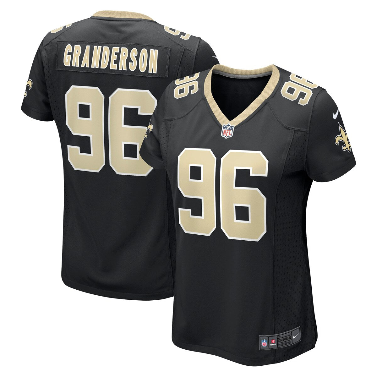 Carl Granderson New Orleans Saints Nike Womens Game Jersey Black