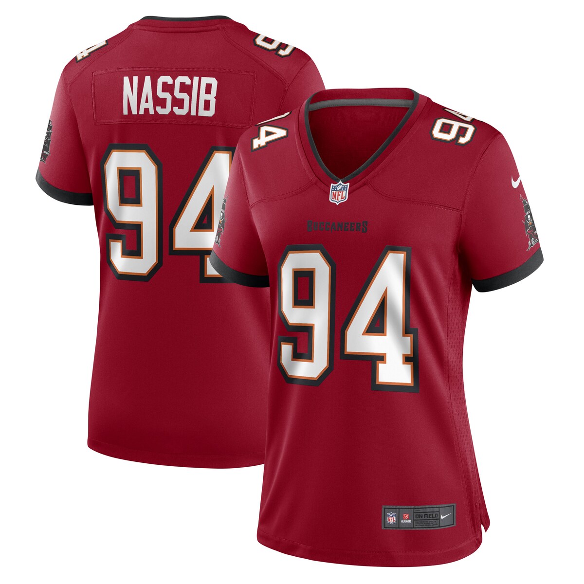 Carl Nassib Tampa Bay Buccaneers Nike Womens Game Player Jersey Red