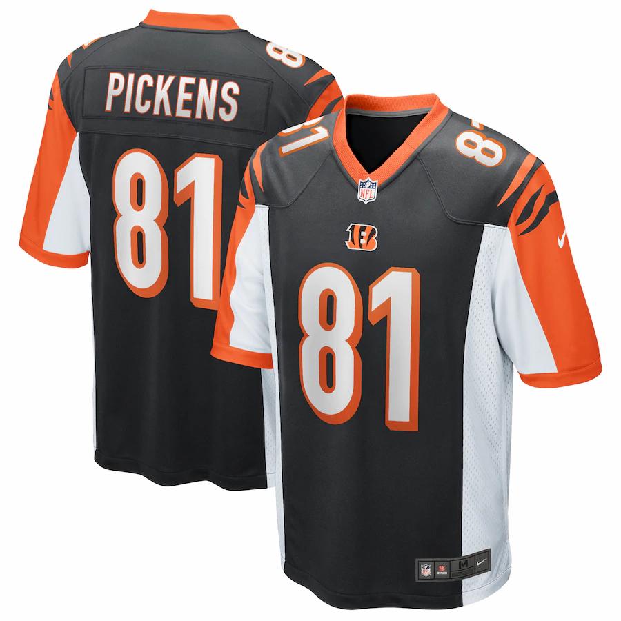 Carl Pickens Cincinnati Bengals Nike Game Retired Player Jersey Black