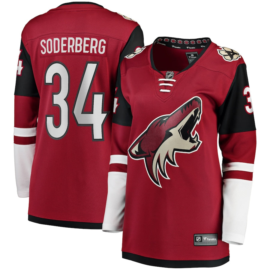 Carl Soderberg Arizona Coyotes Fanatics Branded Womens 2017 Breakaway Player Jersey Garnet