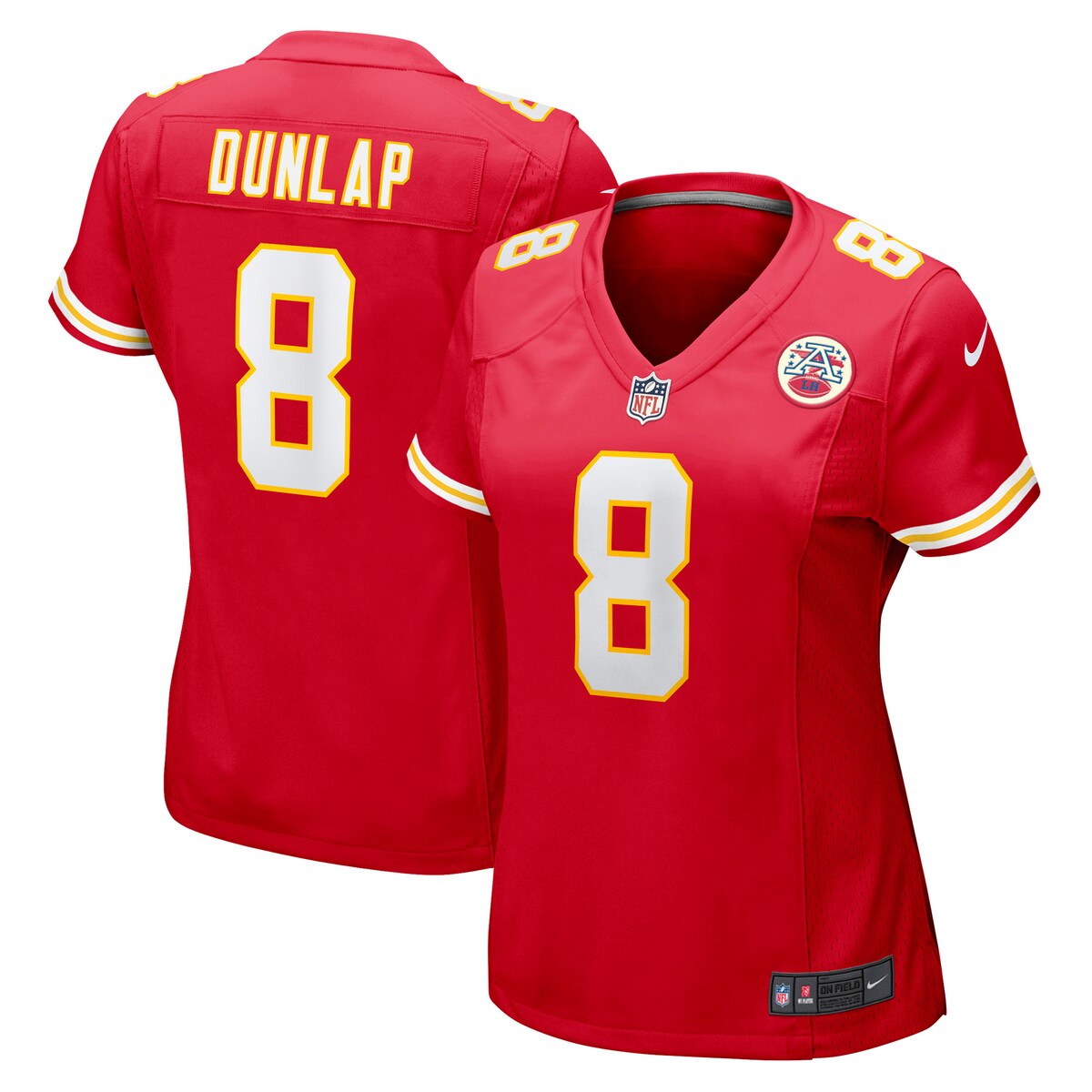 Carlos Dunlap Kansas City Chiefs Nike Womens Home Game Player Jersey Red