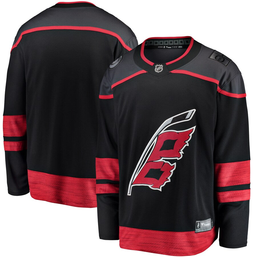 Carolina Hurricanes Fanatics Branded Alternate Breakaway Jersey Black